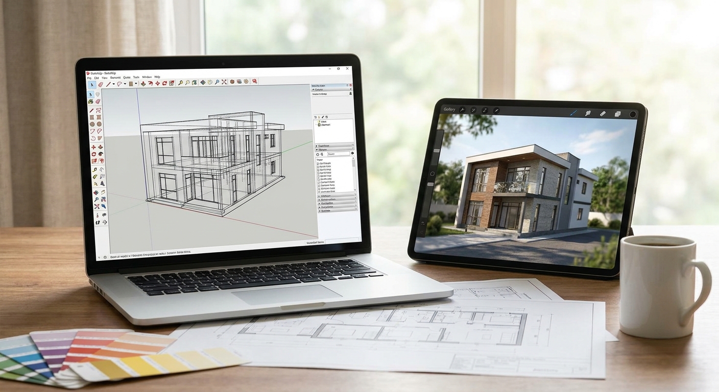 How to turn SketchUp models into photorealistic renders