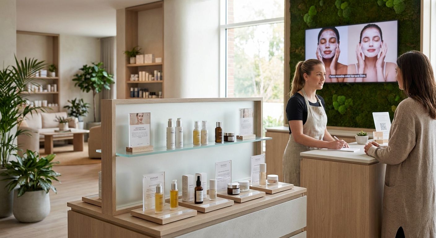 In-store marketing solutions for beauty and spa brands