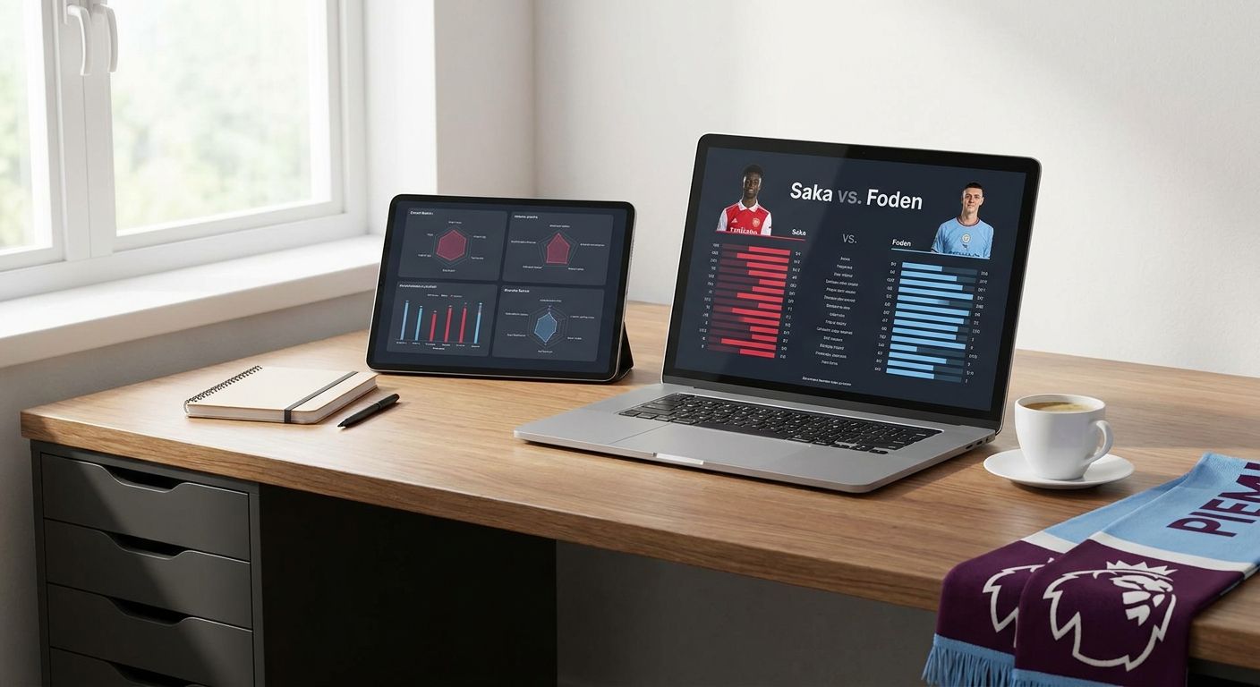 How to compare Premier League player stats side by side
