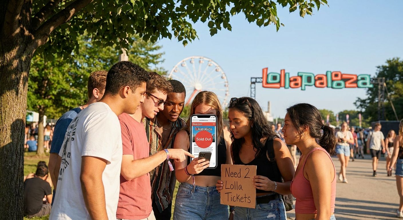 How to find Lollapalooza tickets after sellout