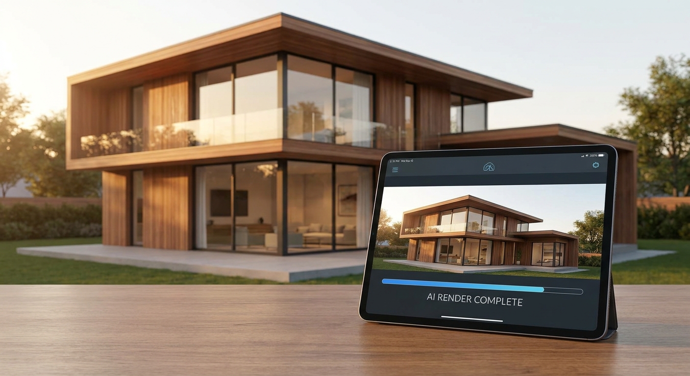 How to Create an Exterior Render With AI (2026 Guide)