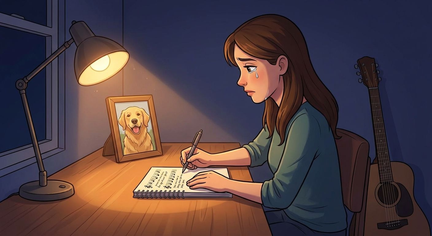 How to write a tribute song for a pet who passed away