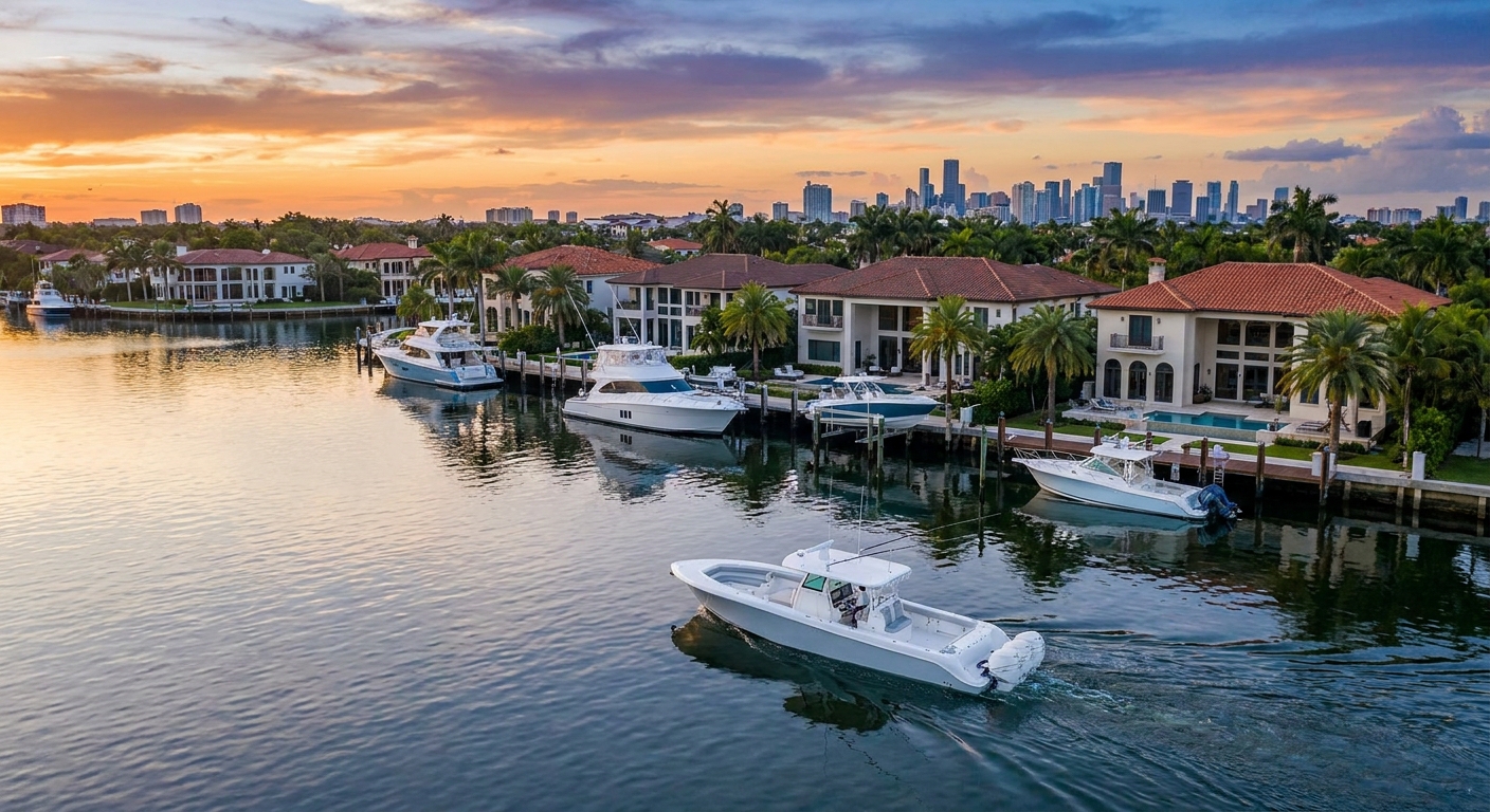 Best waterfront neighborhoods in Miami for boaters
