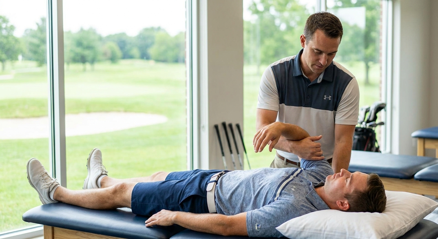 Shoulder pain treatment for golfers and overhead athletes