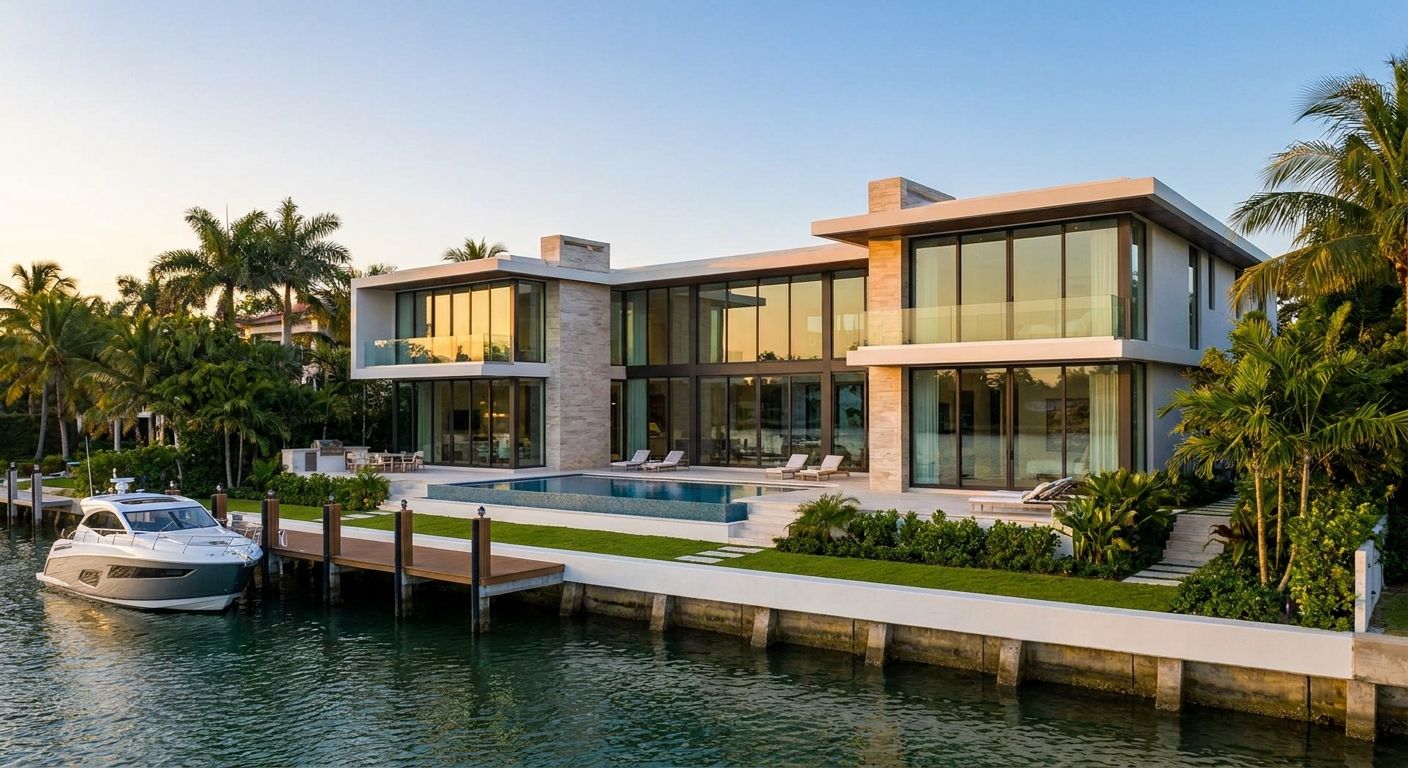 Luxury waterfront homes for sale in Indian Creek, Miami