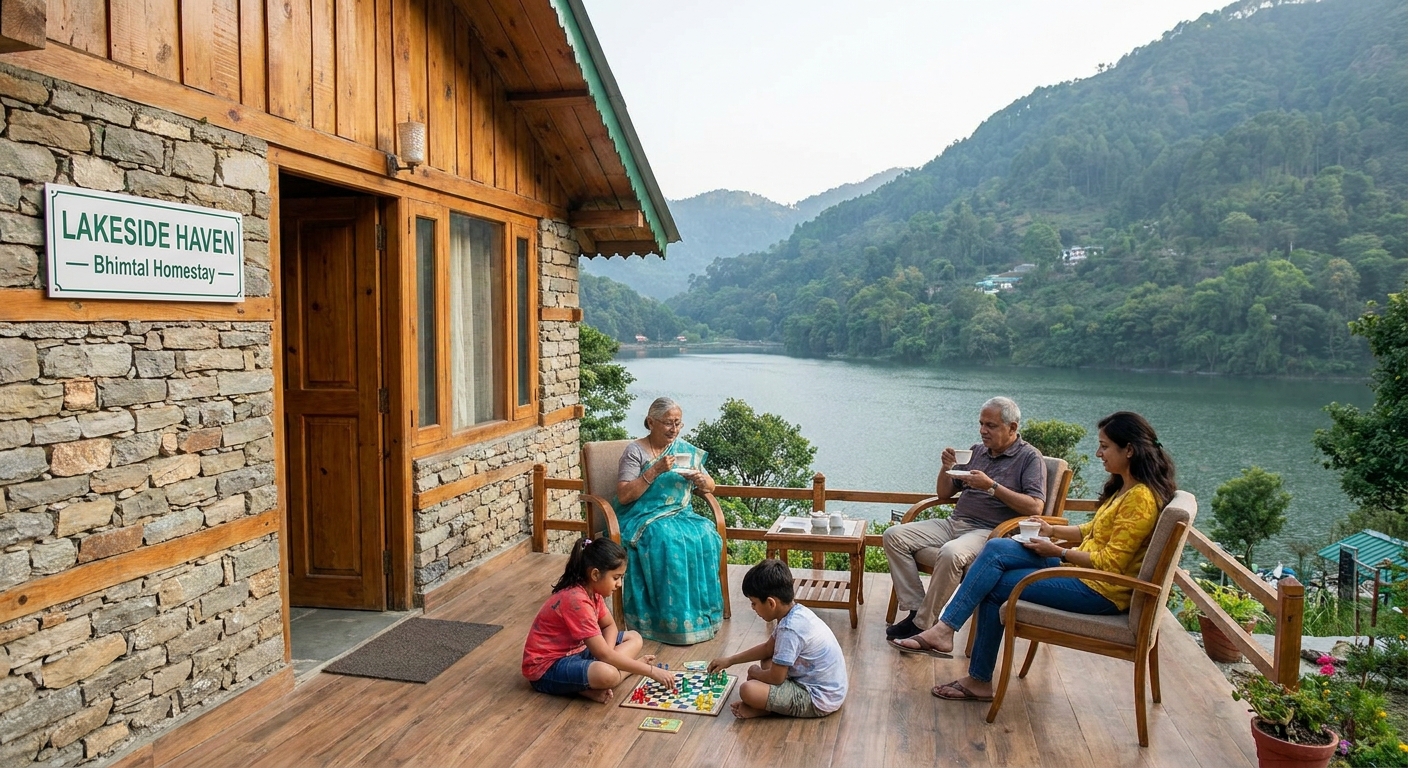 Homestays in Bhimtal for a lakeside family holiday