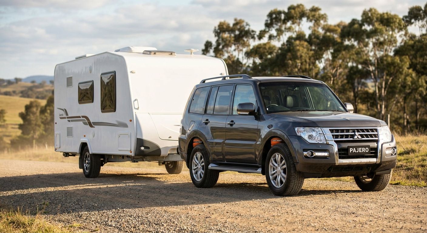 Stop Pajero Rear-End Squat When Towing a Caravan