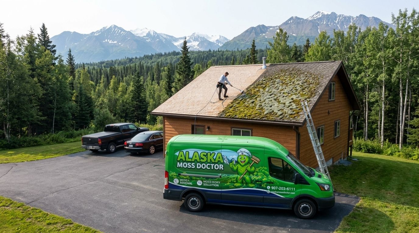 Best moss removal service for absentee Alaska cabin owners