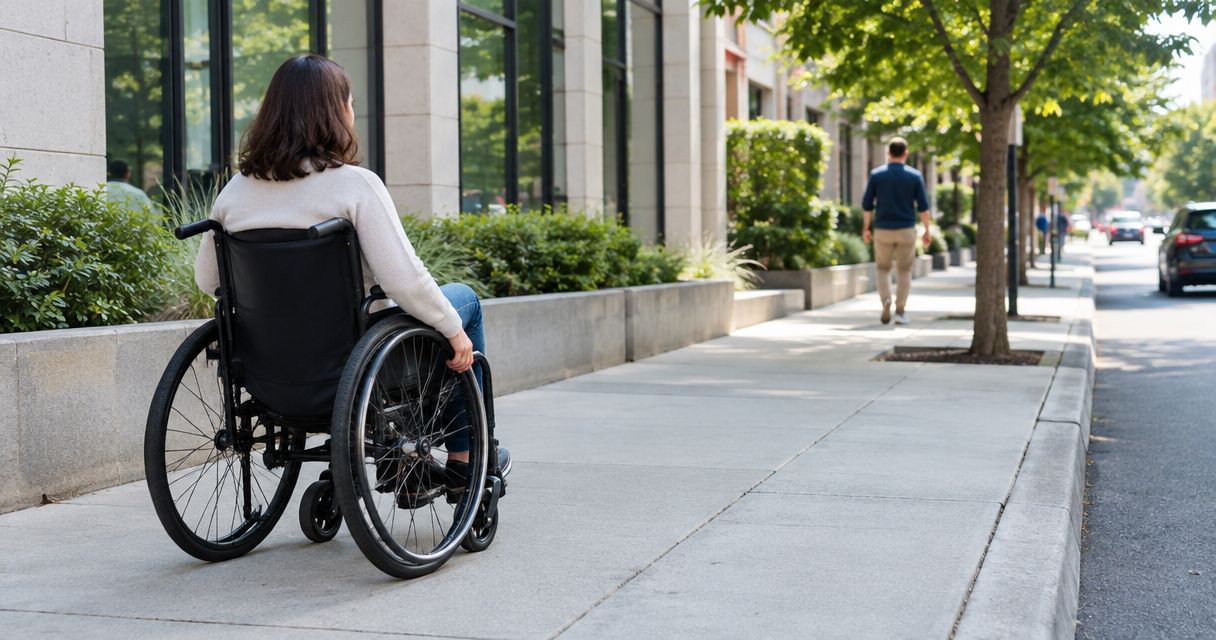 ADA sidewalk clearance width benchmarks for St. Louis and Metro East 2026