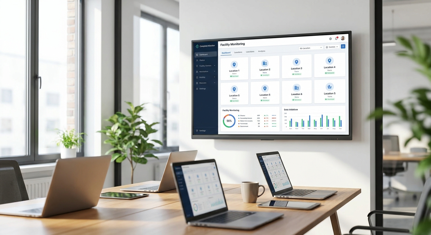 How to set up a facility monitoring dashboard for multiple locations
