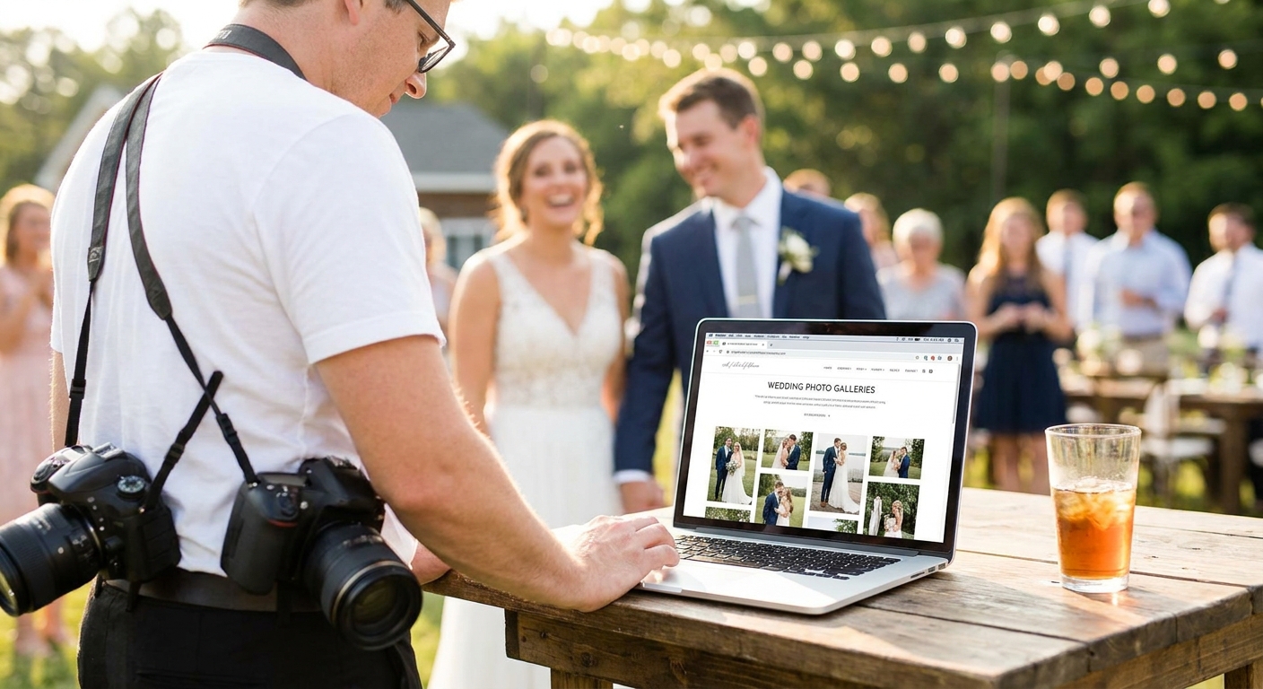 Photo selling platform for wedding photographers