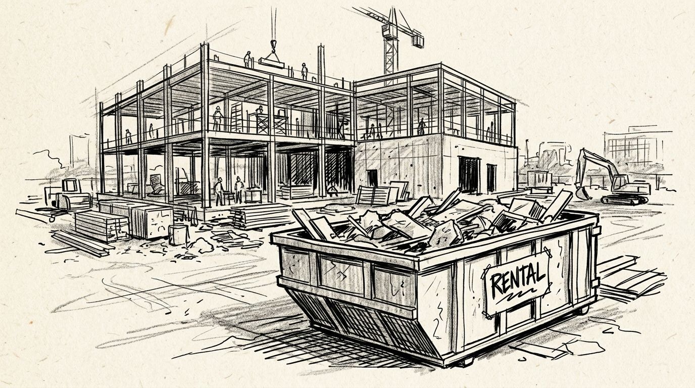 Best dumpster rental for recreation center construction