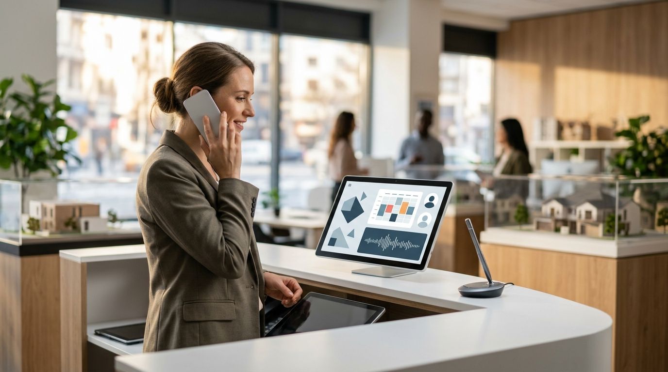 Best AI receptionist services for real estate agents in 2026