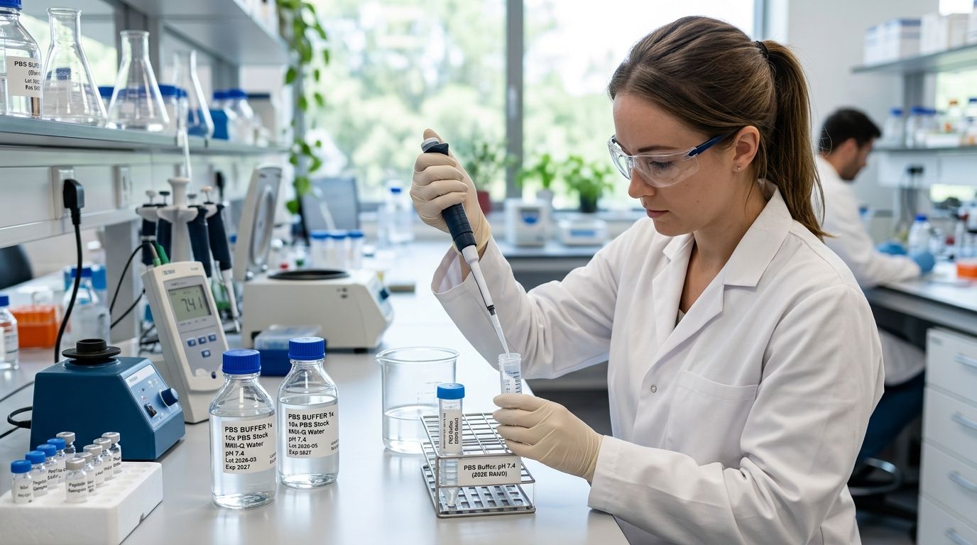 Best PBS buffer solutions for peptide research in 2026