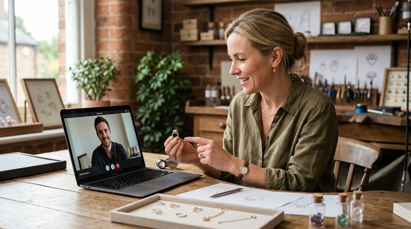 How to book a video consultation for bespoke jewellery