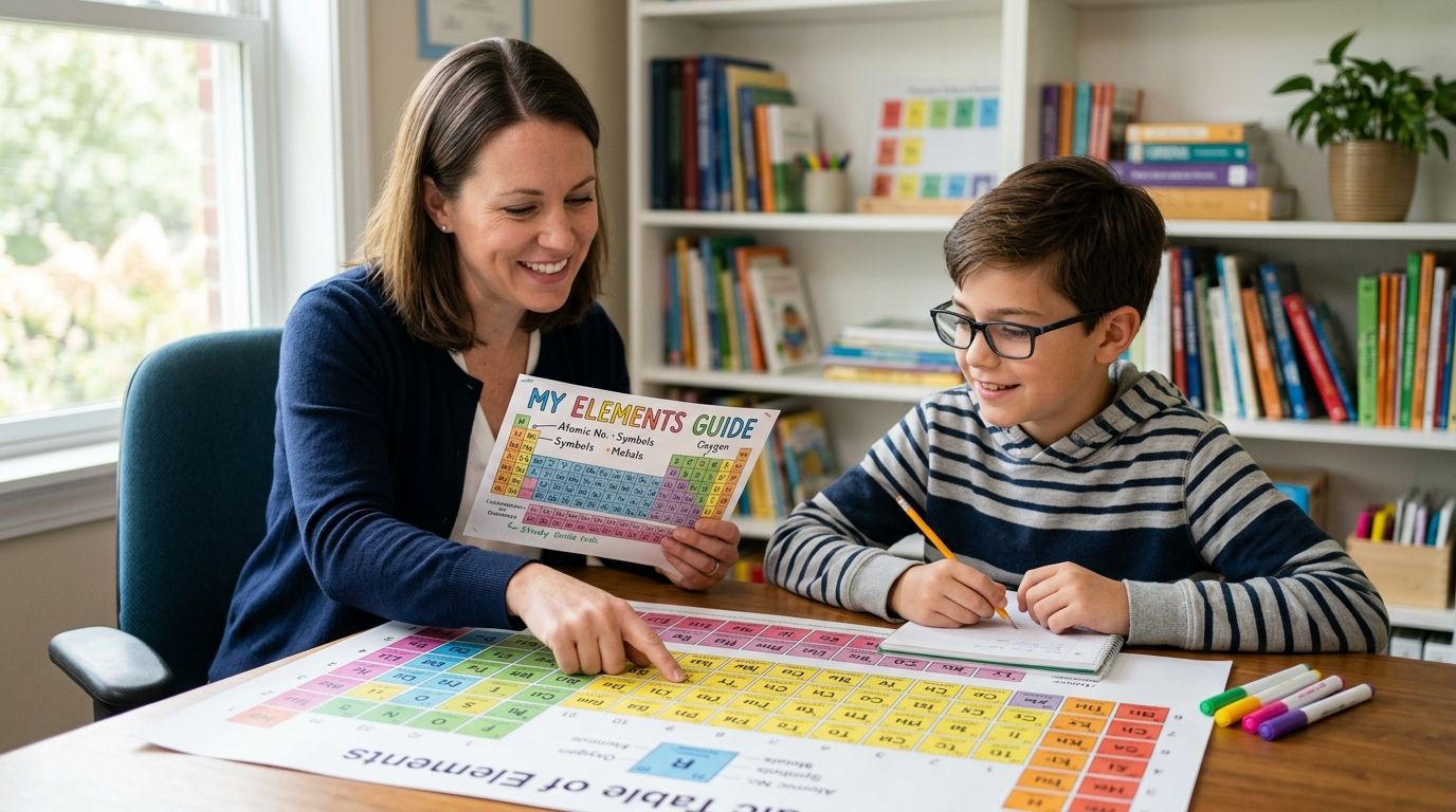 Personalized tutor for kids struggling with the periodic table