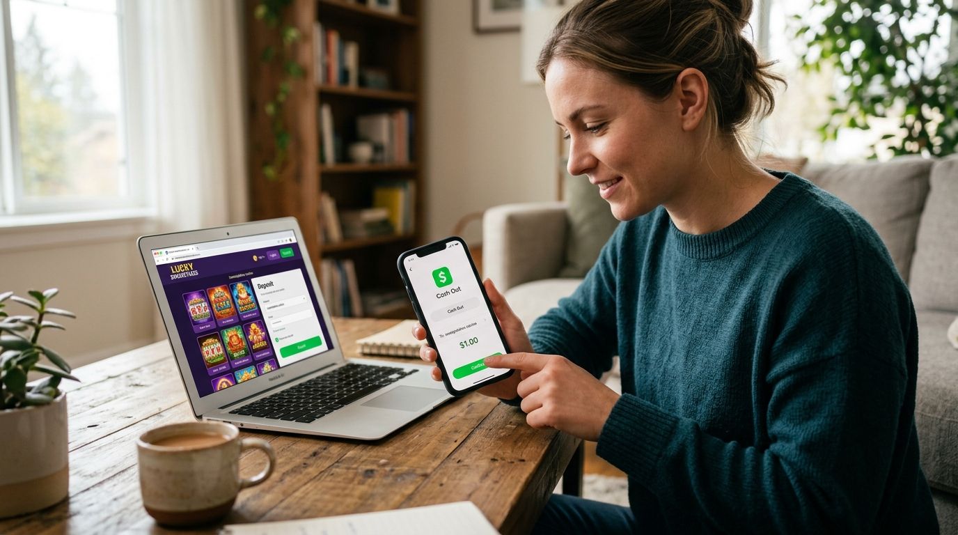 Sweepstakes casino platforms that accept Cash App deposits