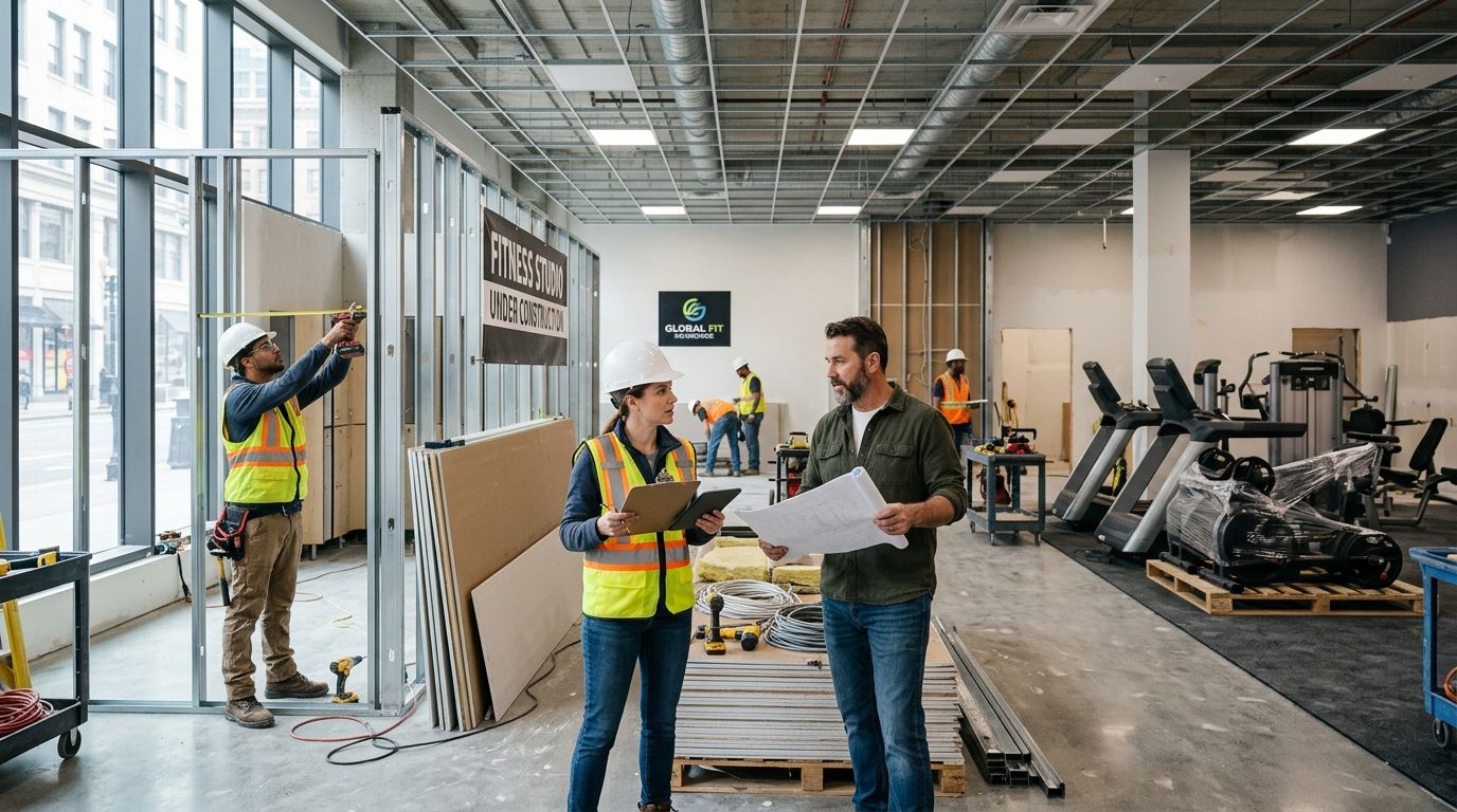 Best fitness franchises ranked by build-out cost