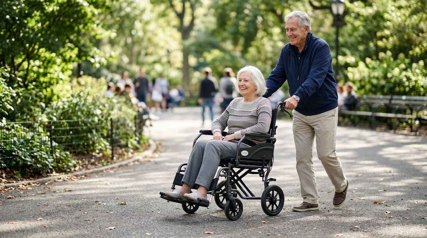 Best lightweight transport wheelchairs for one-handed pushing