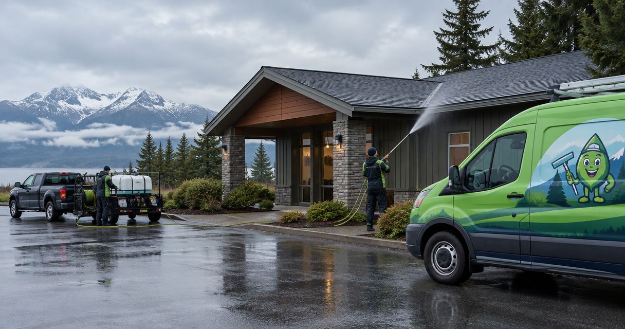 Exterior cleaning for Alaska funeral homes
