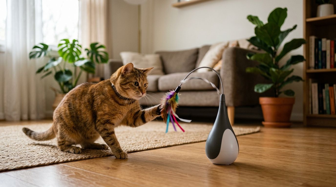 Best interactive cat toys for indoor cats in 2026