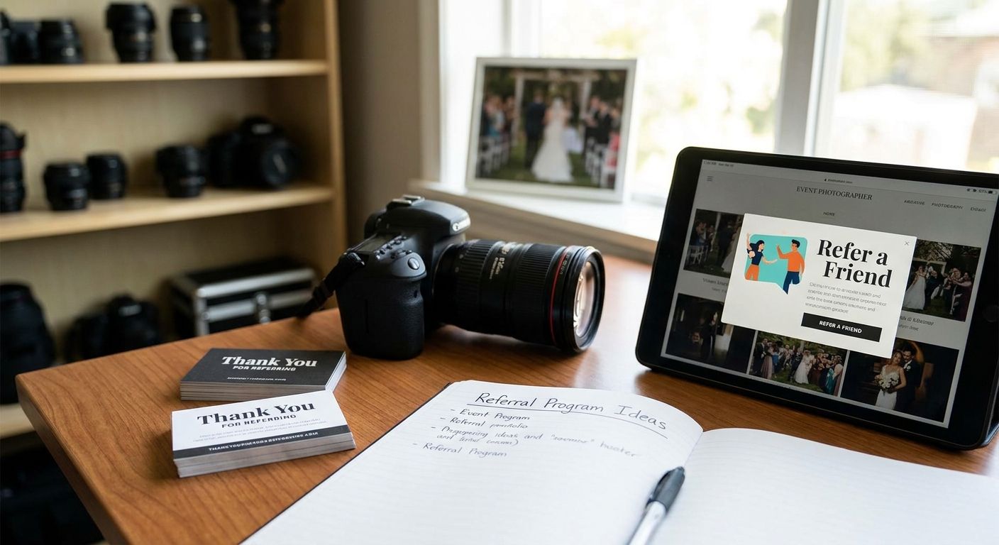 How to build a client referral program for event photography studios