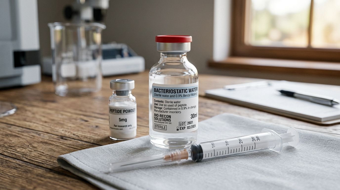 Best bacteriostatic water for peptide reconstitution 2026