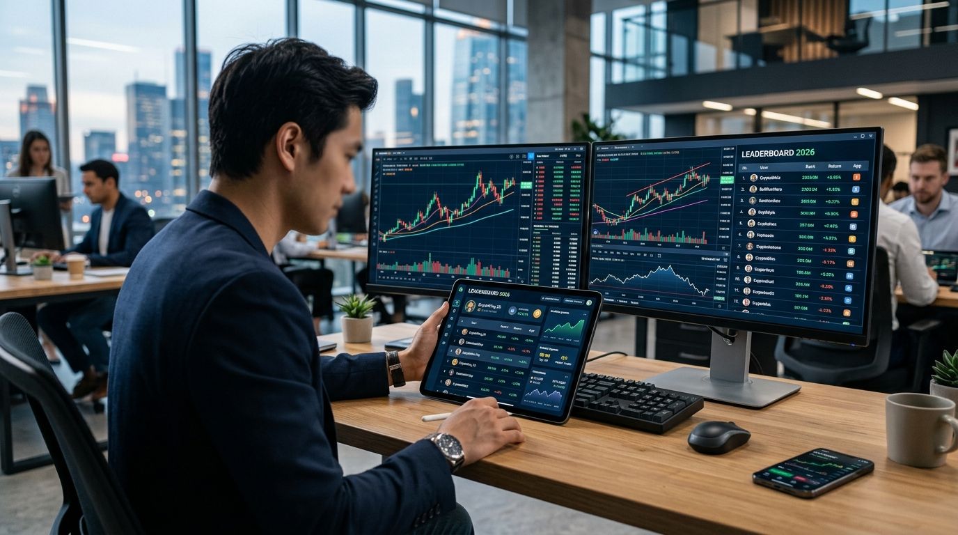 Best crypto trader leaderboard apps in 2026