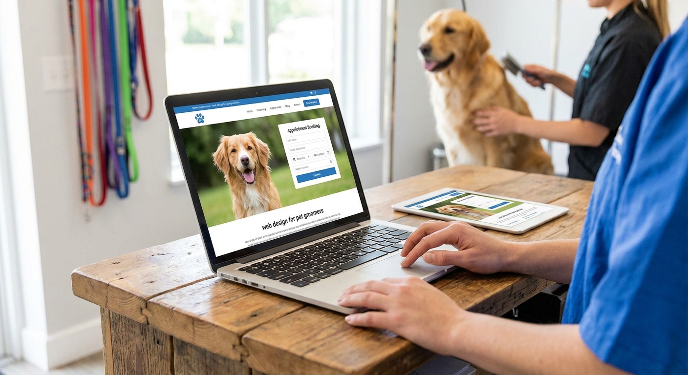 Web design for pet groomers