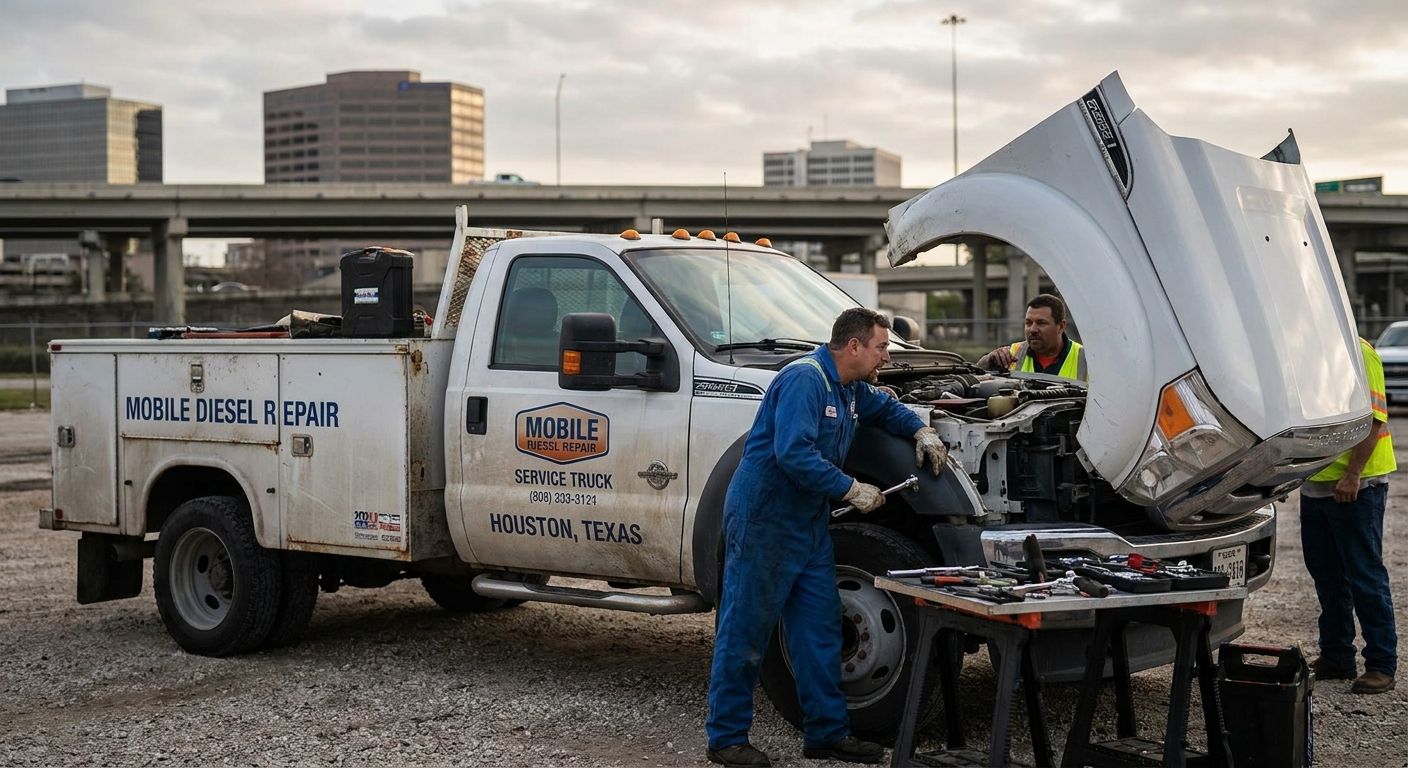 Best mobile diesel repair mechanics in Houston 2026