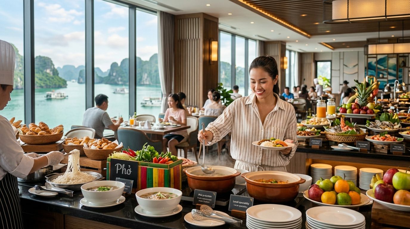 Top khách sạn Hạ Long có bữa sáng buffet ngon 2026