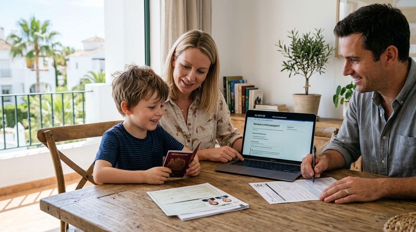 Child UK passport renewal for expat parents: complete 2026 guide
