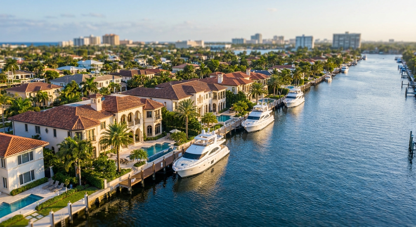 Best deepwater dock homes for yachts in Fort Lauderdale
