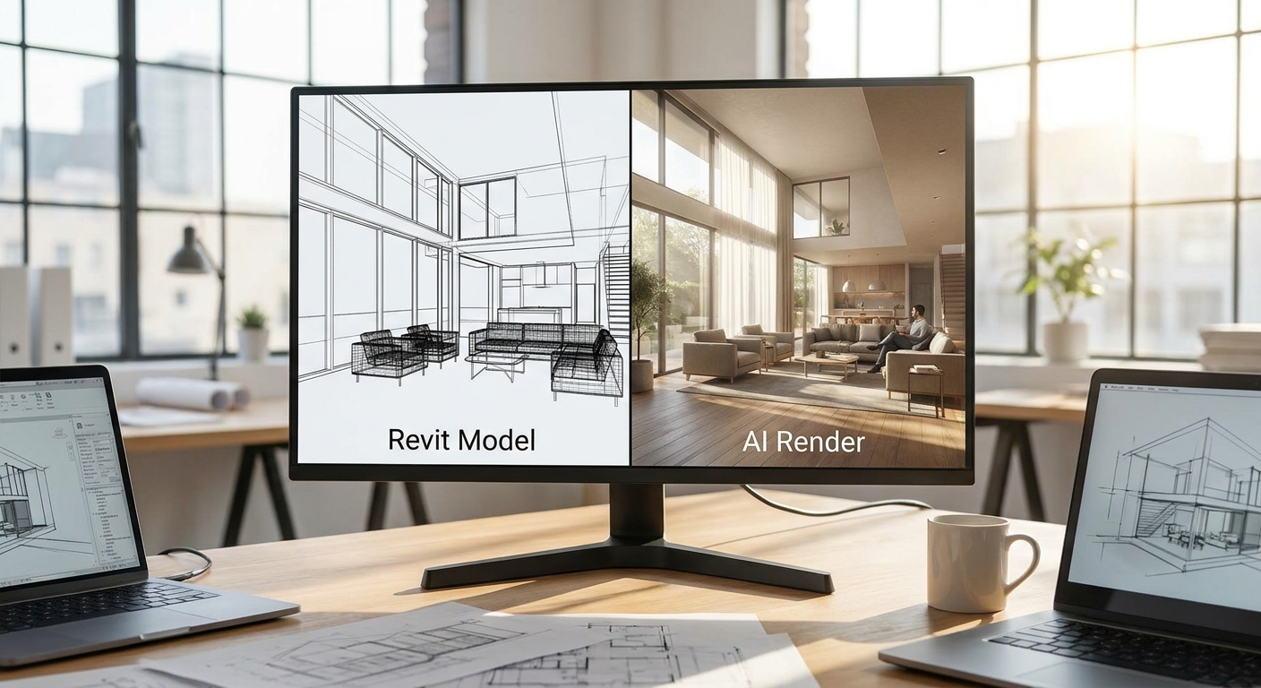 How to turn Revit models into photorealistic renders