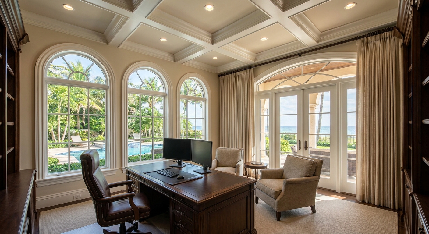 Best luxury homes with home offices in Boca Raton