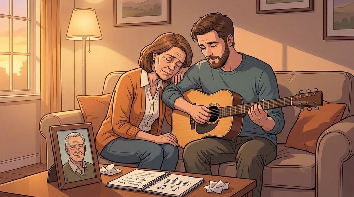 Custom memorial song for a father-in-law