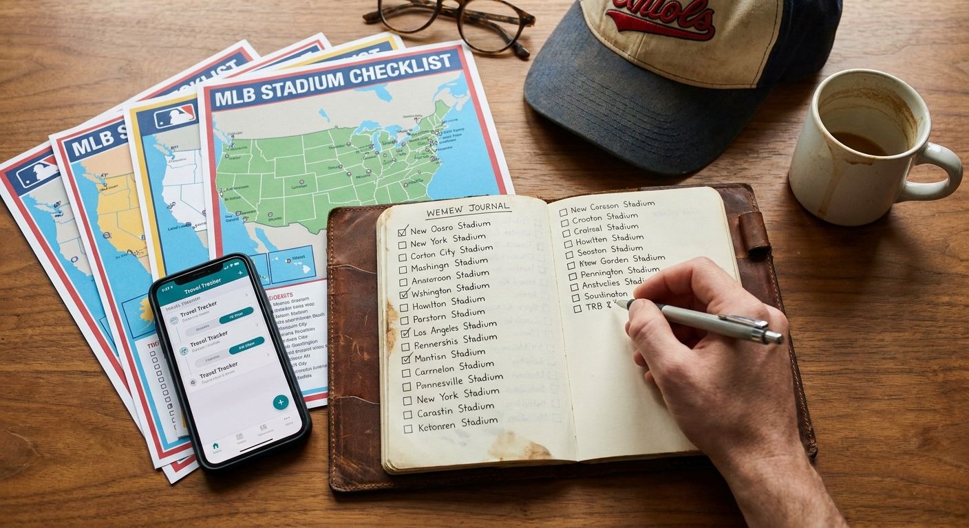 Best 7 MLB stadium checklists and trackers in 2025