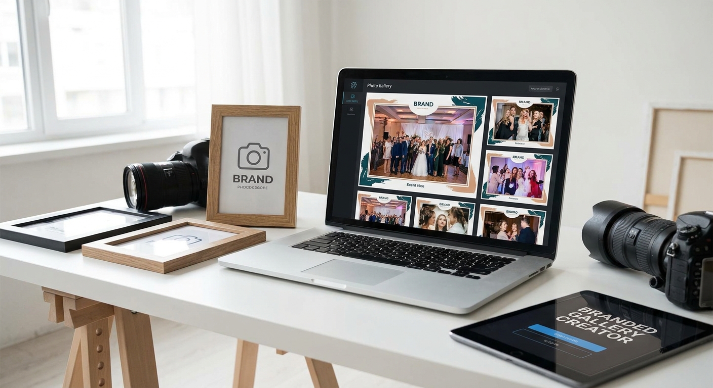 How to brand event photo galleries with a custom frame