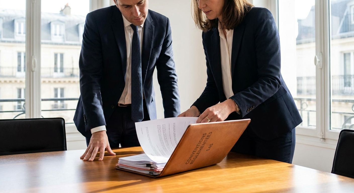 EN — Related-party agreements in a French SAS
