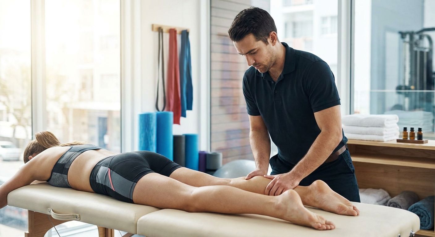 Sports recovery massage for gym enthusiasts