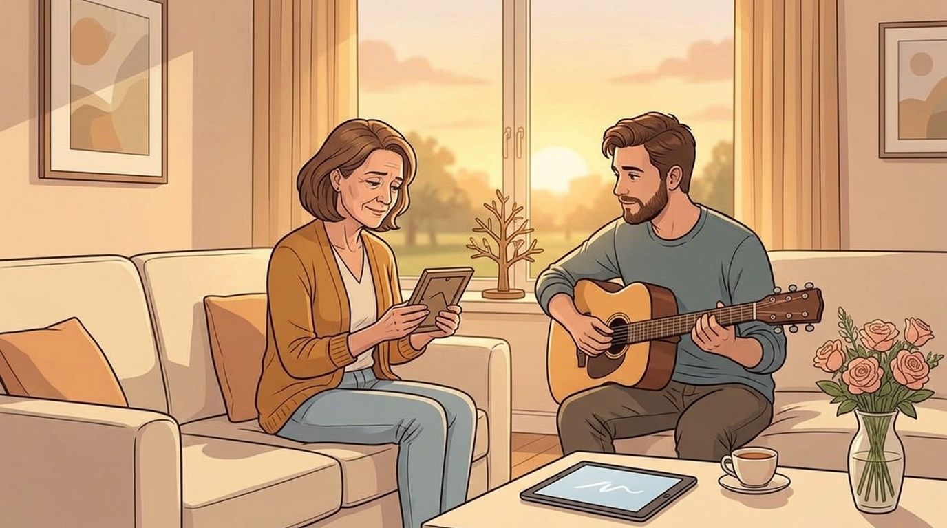 How to comfort a grieving pet owner with a tribute song