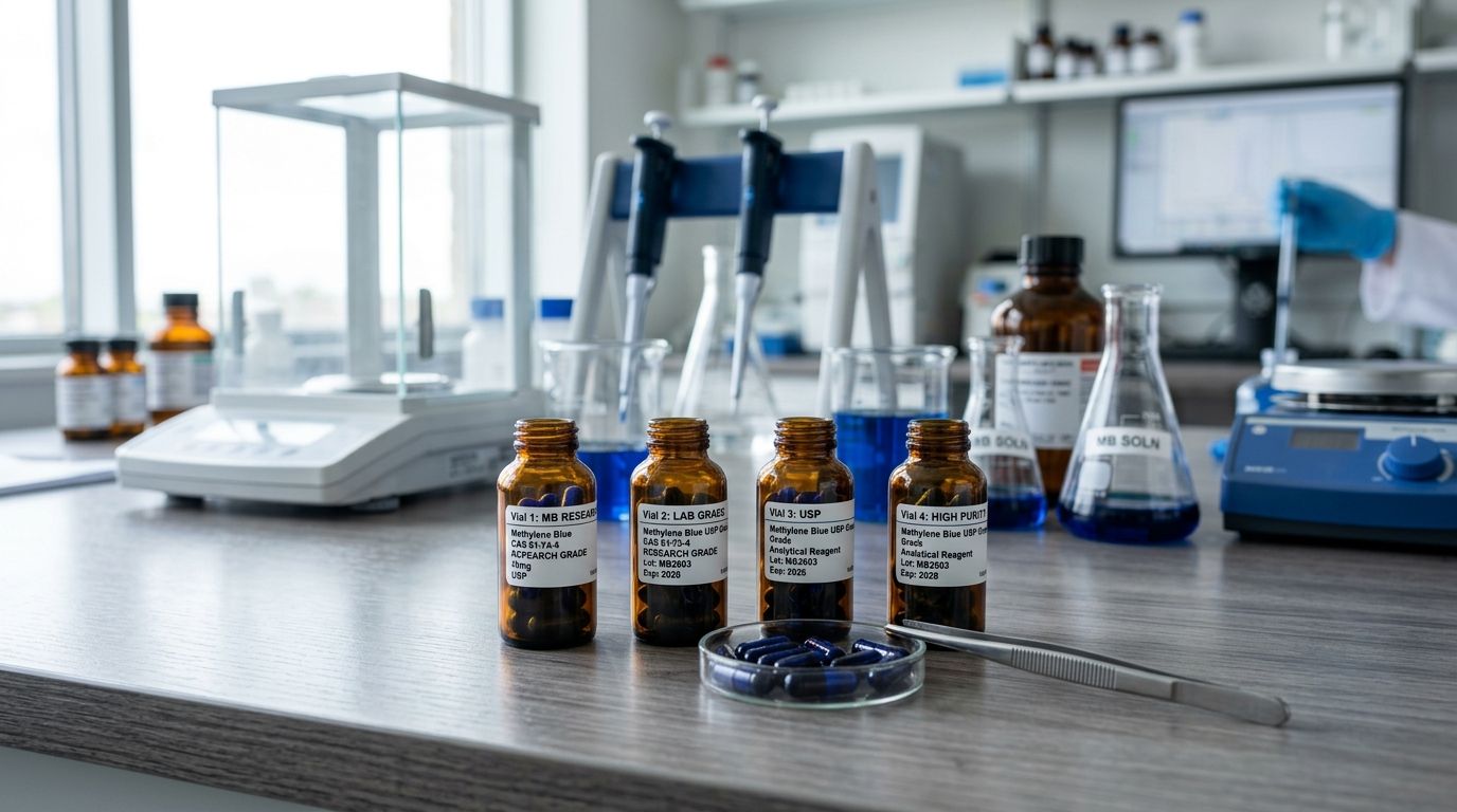 Best methylene blue capsules for research use in 2026