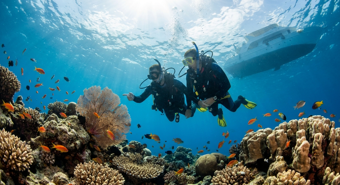 Scuba diving for certified divers in Hurghada