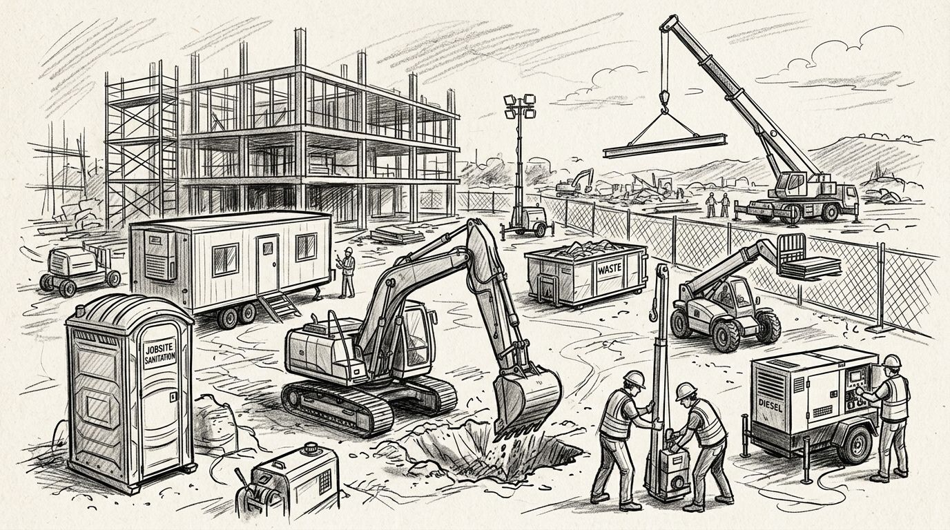 WM Solutions alternatives for job site rentals