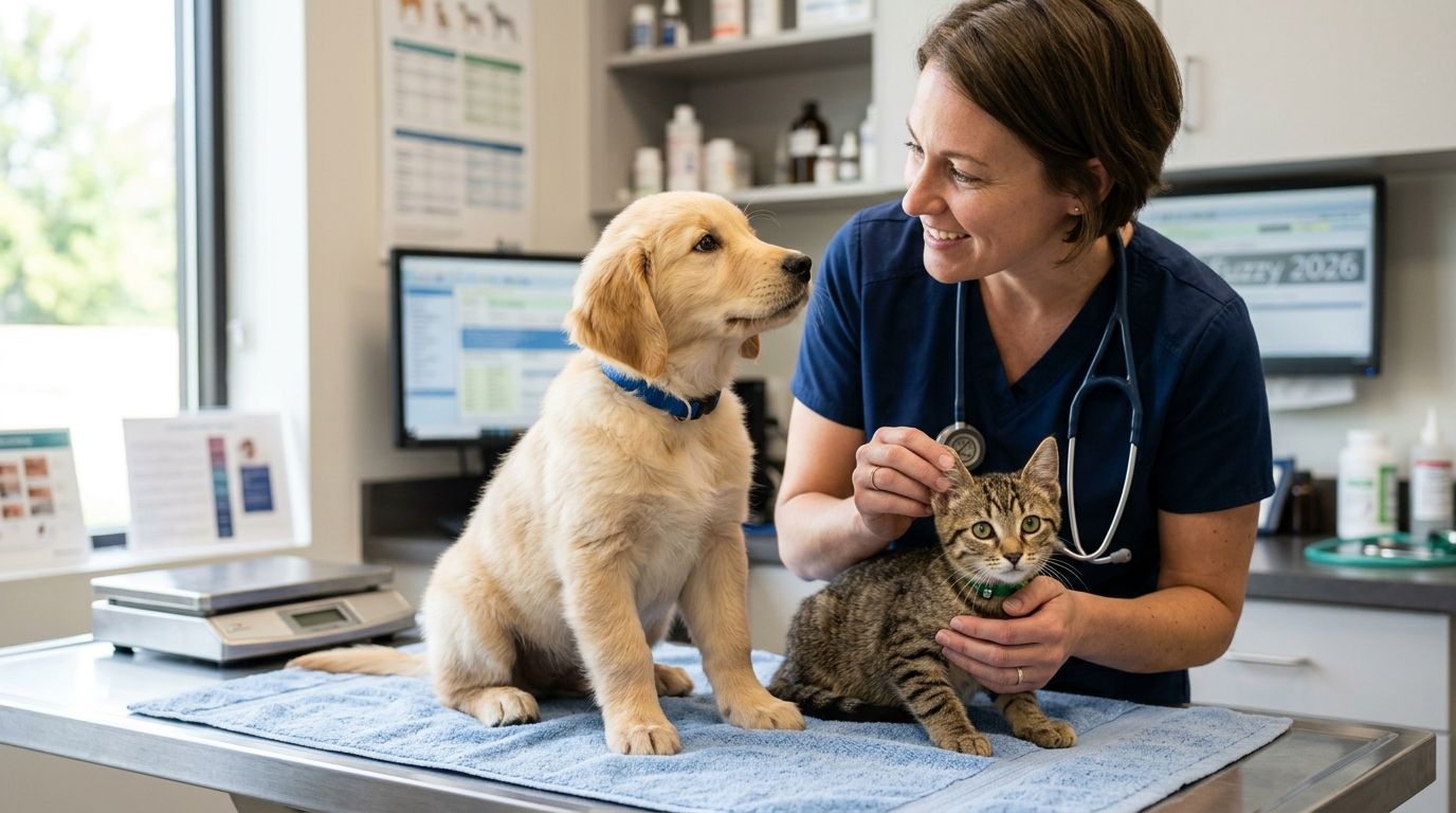 Pet health checks for puppies and kittens: complete 2026 guide