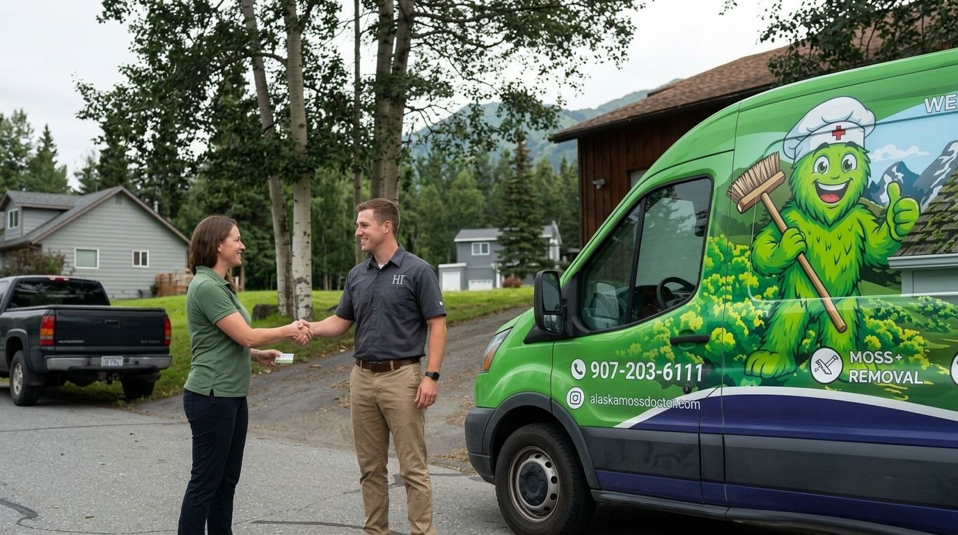 Roof cleaning referral partnerships for home inspectors