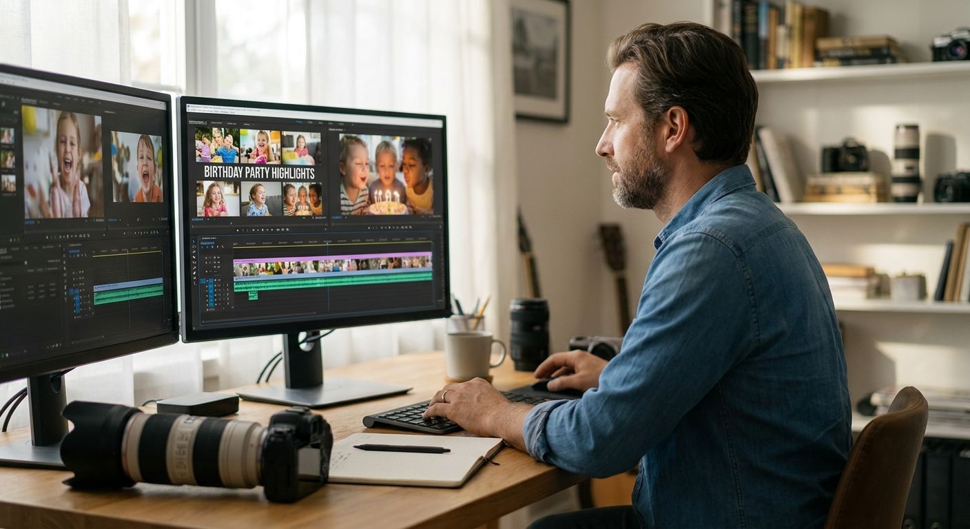 How to create highlight reels for birthday party photographers