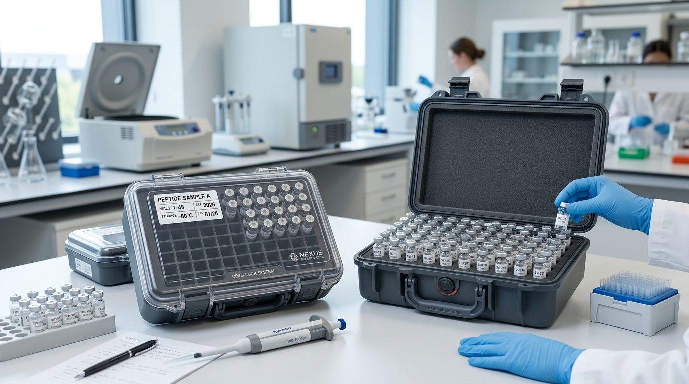 Best peptide storage cases for laboratory use in 2026