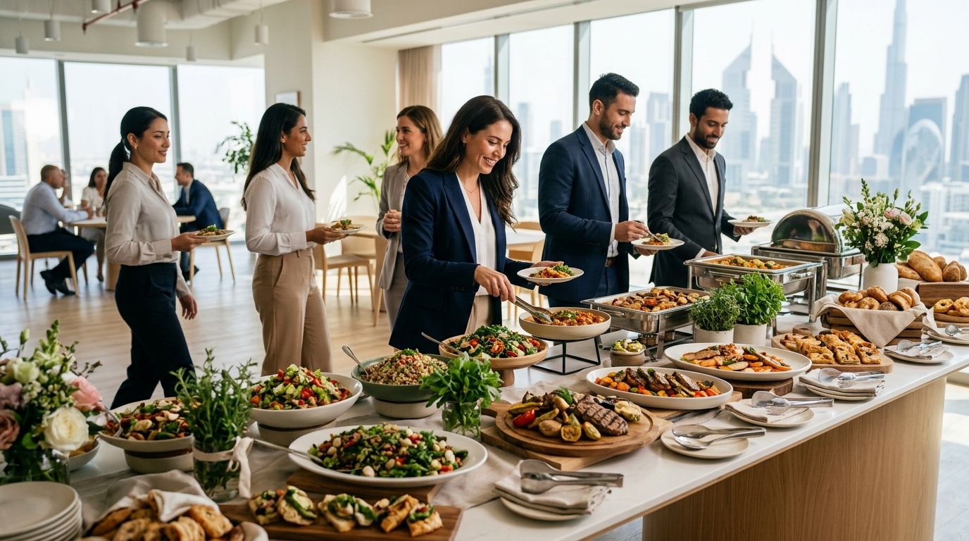 Best corporate lunch catering companies in Dubai 2026