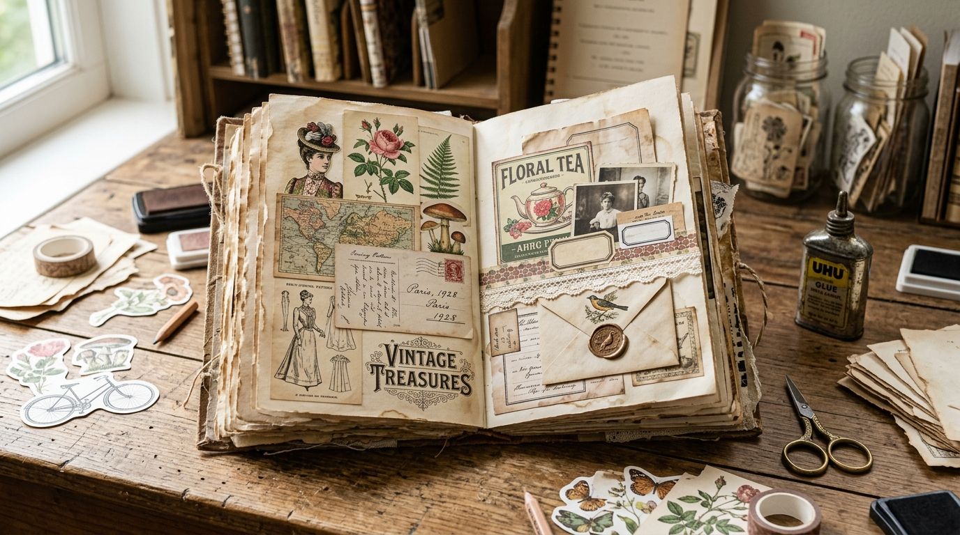 Best vintage clip art resources for junk journaling in 2026